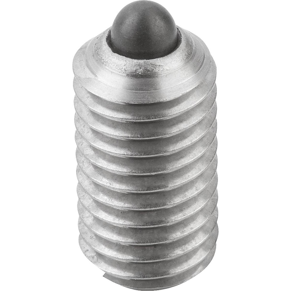 Spring Plunger Intensified Spring Force D=M12 L=22, Stainless Steel, Comp:Pin Stainless Steel, Pu=5